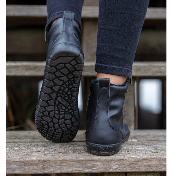 ZAQQ Quintic Vegan Barefoot Winter Boots in Black with Zipper size EU37 - Picture 7 of 9